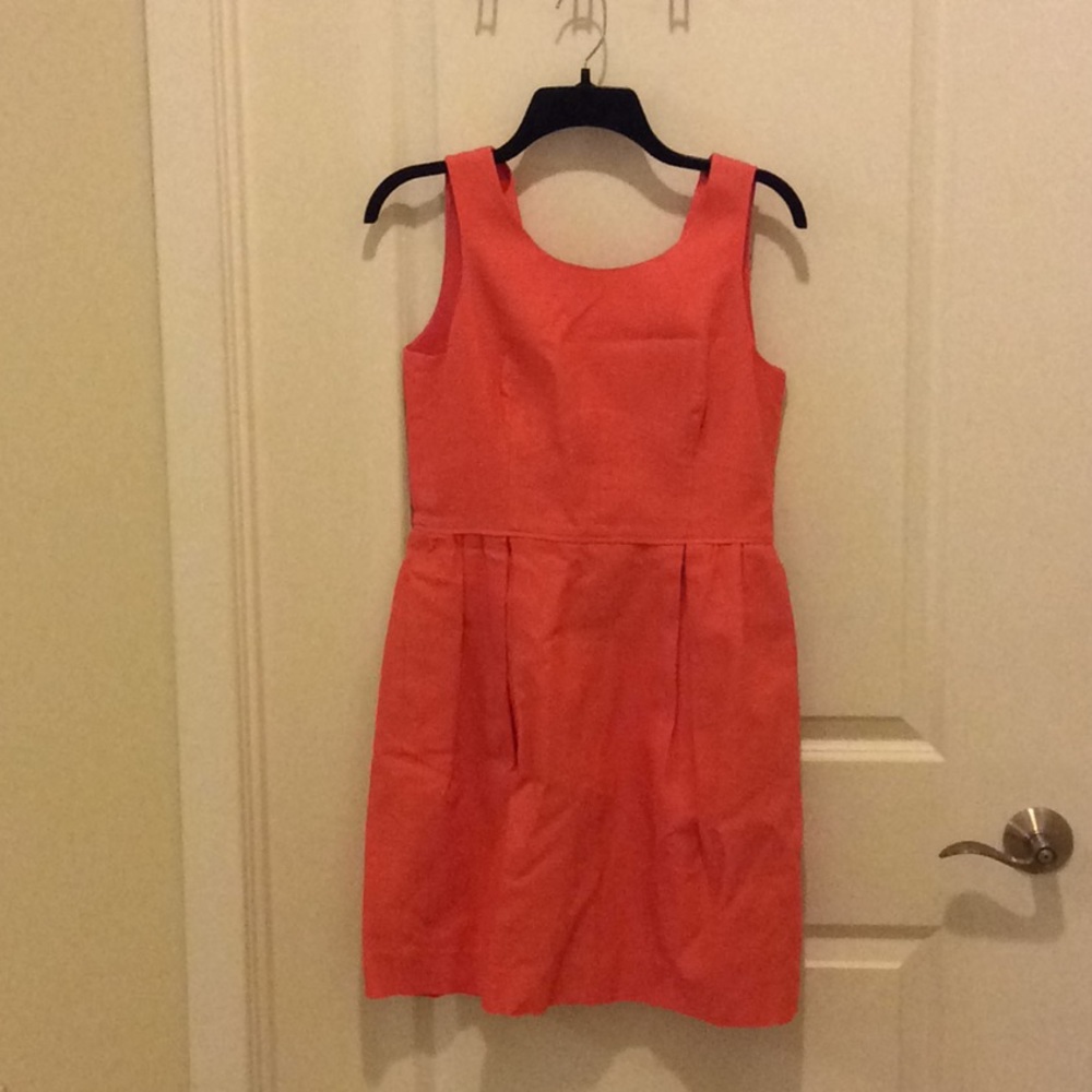 J.Crew cotton dress with pockets.